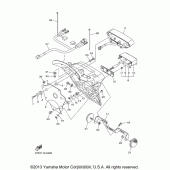 Схема вузла: Задній ліхтар Yamaha XVS1300 Stryker