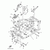 Схема узла: Рама Yamaha XVS650 Drag Star