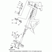 Схема узла: Рулевой механизм Yamaha XVS650 V-Star Classic