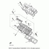 Схема узла: Головка цилиндра Yamaha YZF600R Thundercat