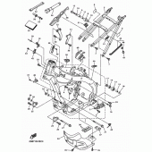 Схема вузла: Рама Yamaha WR250 WR250F