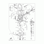 Схема узла: Карбюратор Yamaha YZ250 YZ250