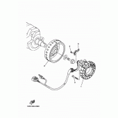 Схема вузла: Генератор Yamaha MT07/MTT690 MT-07