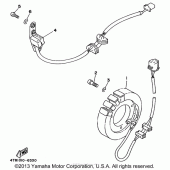 Схема узла: Генератор Yamaha XVS650 V-Star Classic