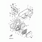 Схема вузла: Кришки картера 1 Yamaha YP250 X-MAX
