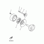 Схема вузла: Привід стартера Yamaha YP250 X-MAX