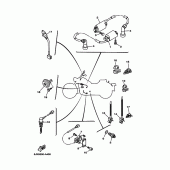 Схема узла: Электрооборудование 2 Yamaha XVS125 Drag Star