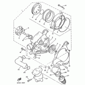 Схема вузла: Pompe eau Yamaha VMX12 V-MAX
