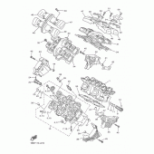 Схема вузла: Головка циліндра Yamaha XVZ1300 Royal Star Venture S