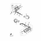 Схема вузла: Поворотники Yamaha VMX12 V-MAX