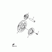 Схема вузла: Привід стартера Yamaha YZF-R6/ YZF600 R6