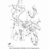 Схема вузла: Система індукції повітря Yamaha YZF600R Thundercat