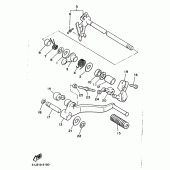 Схема узла: Вал переключения Yamaha XJ600 Diversion (S-TYPE)