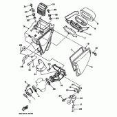 Схема вузла: Впускна система Yamaha TT250R TT-R