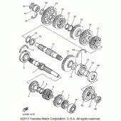 Схема узла: Трансмиссия Yamaha YZF600R Thundercat
