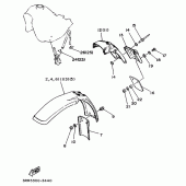 Схема узла: Опция (CHASSIS; FOR SWEDEN) Yamaha DT125 DT125R