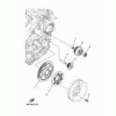 Схема вузла: Привід стартера Yamaha XSR700/MTM690