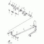 Схема вузла: Вал перемикання Yamaha YZF-R1 R1