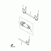 Схема вузла: Вал перемикання Yamaha XVS1300 XVS1300 Custom
