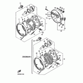 Схема узла: Фара Yamaha XJ600 Diversion (Naked)