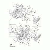 Схема узла: Картер двигателя Yamaha WR450F