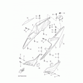 Схема узла: Боковая крышка Yamaha YZF-R125