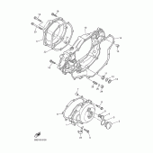 Схема узла: Крышки картера 1 Yamaha WR400F
