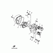 Схема вузла: Впускная система 2 Yamaha XV1700 Road Star S