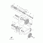 Схема вузла: Зчеплення 2 Yamaha XP500 T-MAX