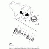 Схема вузла: Масляний насос Yamaha YZF600R Thundercat