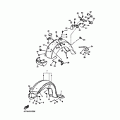 Схема узла: Крыло Yamaha XVZ1300 Royal Star Venture