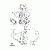Схема вузла: Впускна система Yamaha TRX850