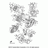 Схема узла: Крышки картера 1 Yamaha XVS1300 V-Star Deluxe