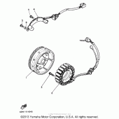 Схема узла: Генератор Yamaha XV1100 Virago