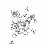 Схема вузла: Рама Yamaha XVS125 Drag Star