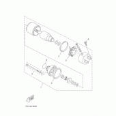 Схема вузла: Електричний стартер Yamaha YP400