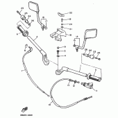 Схема узла: Руль и Тросики Yamaha XJ900 Diversion