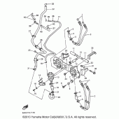 Схема вузла: Система індукції повітря Yamaha YZF600R Thundercat