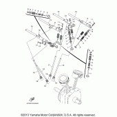 Схема узла: Клапан Yamaha XV1700 Road Star Silverado