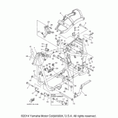 Схема узла: Рама Yamaha XV1700 Road Star Midnight Silverado