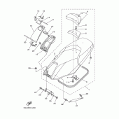 Схема вузла: Сидіння Yamaha XP500 T-MAX