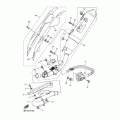 Схема вузла: Вихлопна система Yamaha WR250 WR250R