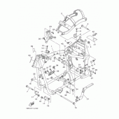 Схема узла: Рама Yamaha XV1700 Road Star