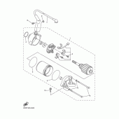 Схема вузла: Електричний стартер Yamaha YZF-R1 R1