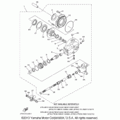 Схема узла: Вал приводной и редуктор Yamaha XVS650 V-Star Silverado