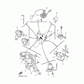 Схема узла: Электрооборудование 1 Yamaha XJR1300