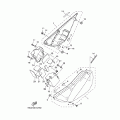 Схема узла: Боковая крышка Yamaha TTR125 TT-R125
