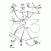 Схема вузла: Електроустаткування 1 Yamaha YZ450F YZ450F