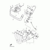 Схема вузла: Вихлопна система Yamaha YZF-R6/YZF600 R6