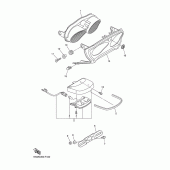 Схема узла: Задний фонарь (Стоп-сигнал) Yamaha XJR1300